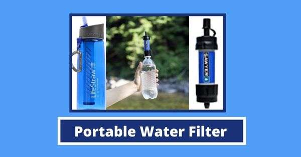 Portable water filter