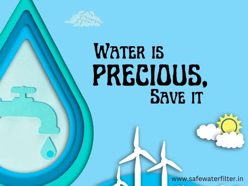 water is precious save it.