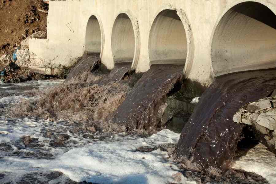 What are the water pollution causes? 3 industrial waste
