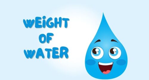 weight of water